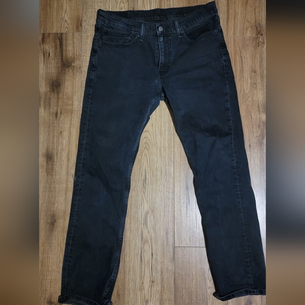 Levi's 511 men's jeans 34x30 dark blue red tab